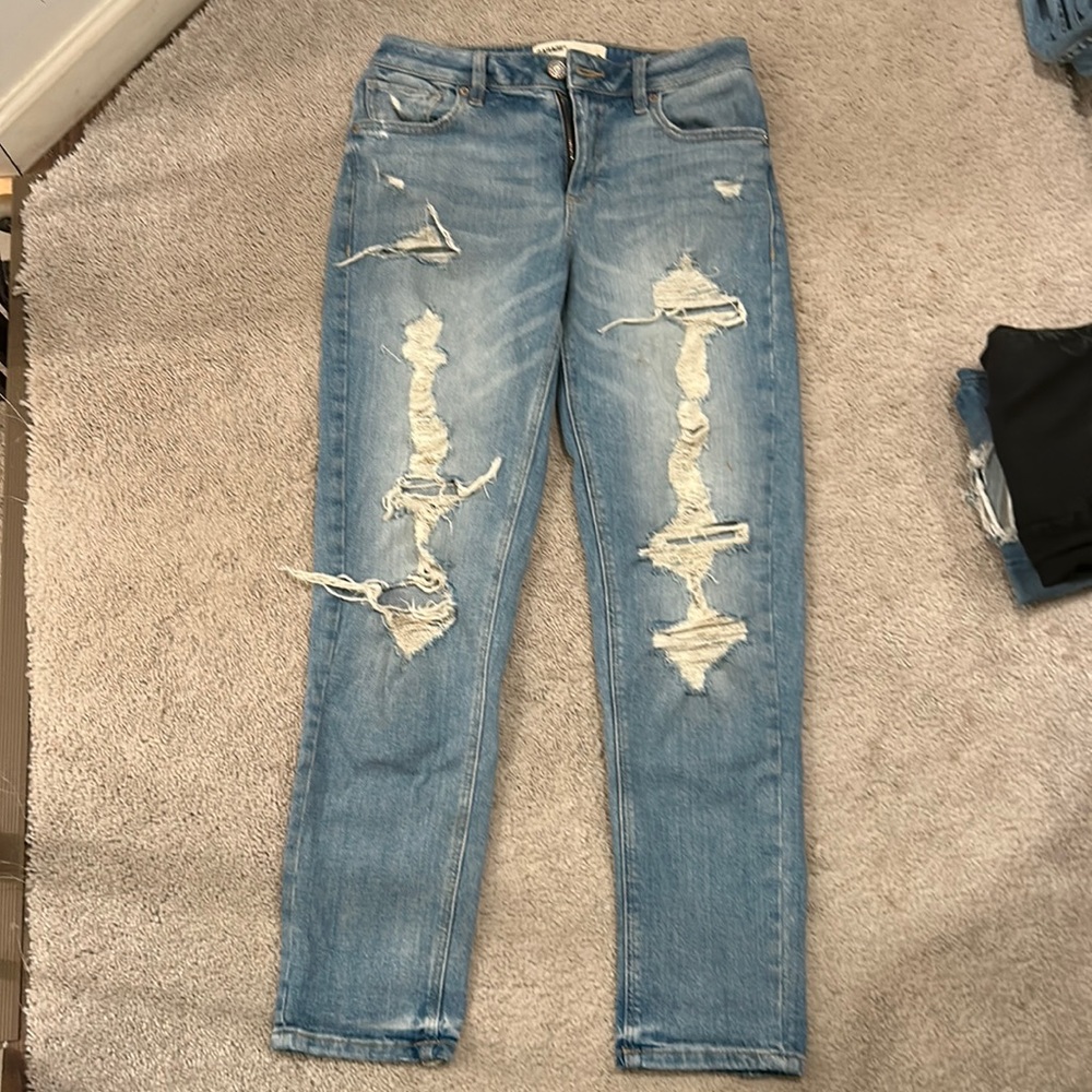 Garage jeans size 0 girlfriend fit